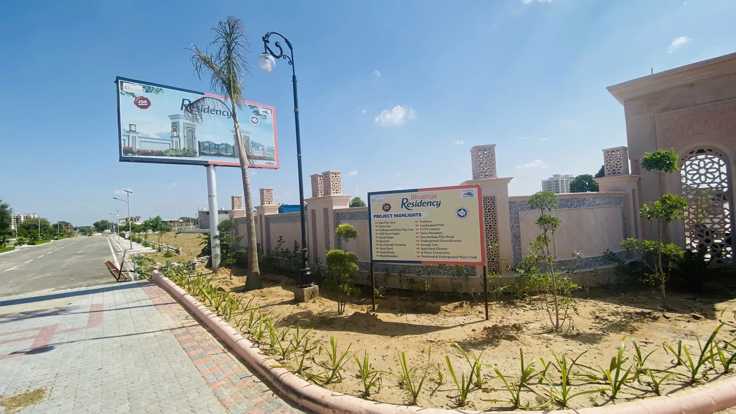 Living room with large windows